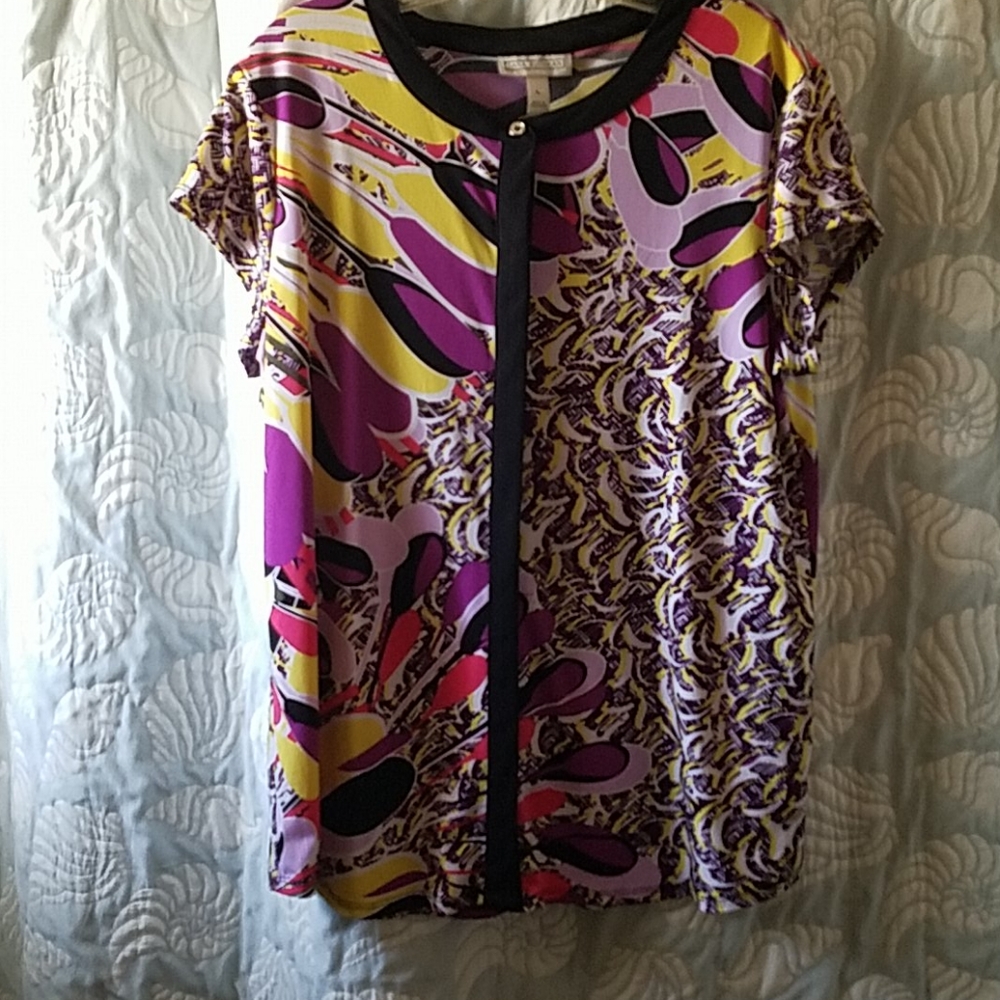 Cap sleeve summer blouse